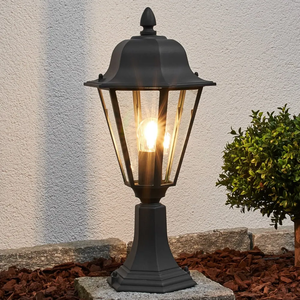 Lindby Terrassebelysning|Sokkellamper > Edana sokkellampe, 52 cm, antracit, E27, IP44