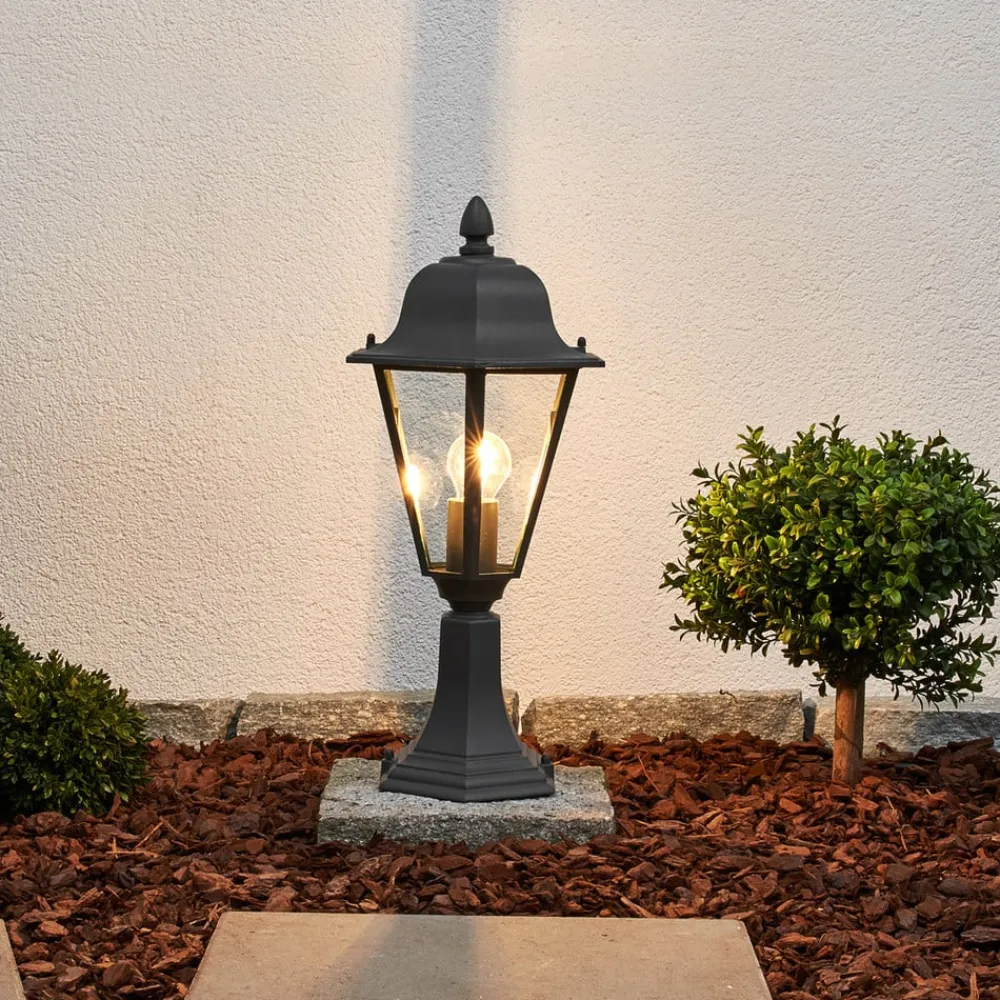 Lindby Terrassebelysning|Sokkellamper > Edana sokkellampe, 52 cm, antracit, E27, IP44