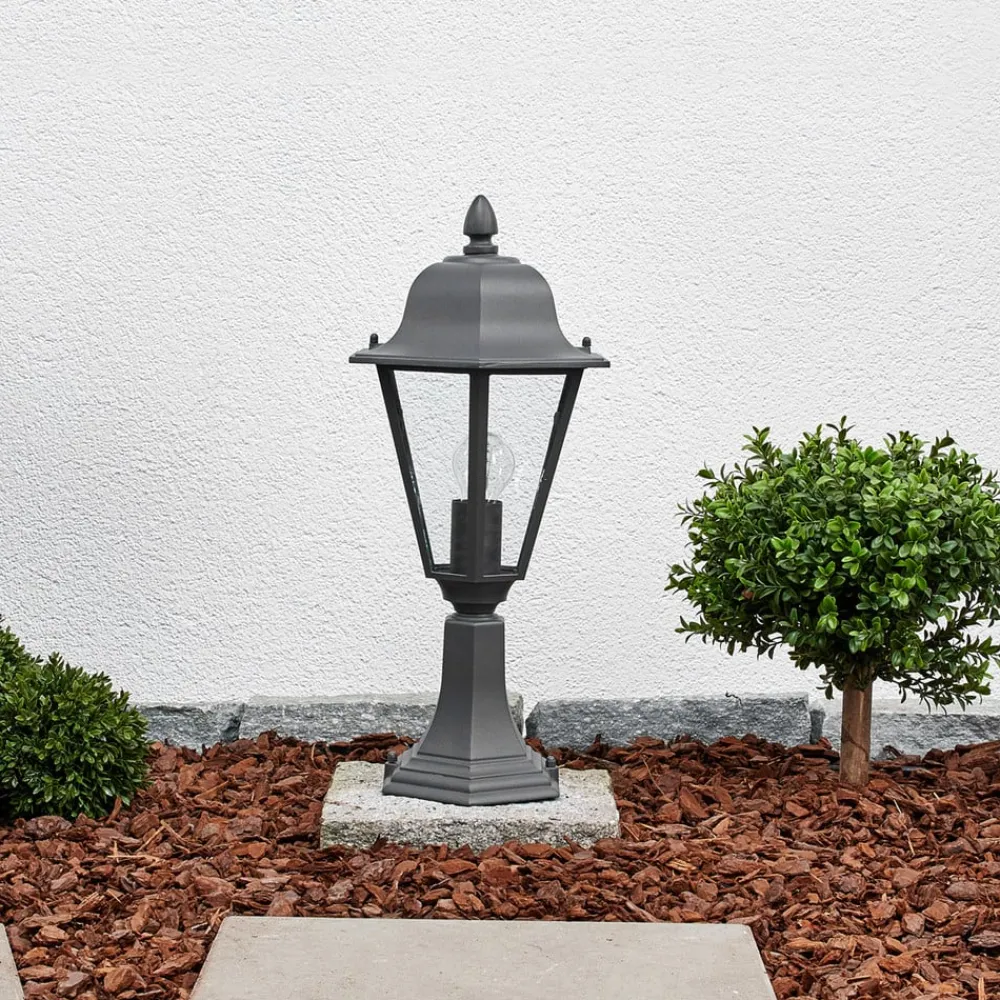 Lindby Terrassebelysning|Sokkellamper > Edana sokkellampe, 52 cm, antracit, E27, IP44