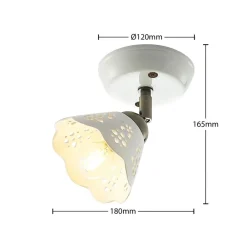Loftlamper|Loftlamper ^ Lindby Efgenia spot, 1 lyskilde