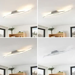Lindby Loftlamper|Loftlamper > Elarit LED-loftlampe, forkromet