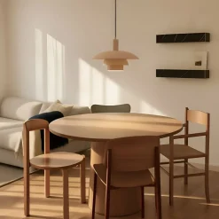 Lindby Pendellamper|Pendellamper > Elorri hængelampe, beige, Ø 38 cm, metal