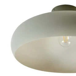Lindby Loftlamper|Loftlamper > Elover loftlampe, lysegrøn, Ø 45 cm, jern