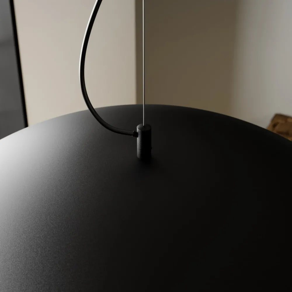 Lindby Pendellamper|Pendellamper > Emilienne pendellampe, sort, guldfarvet, Ø 60 cm