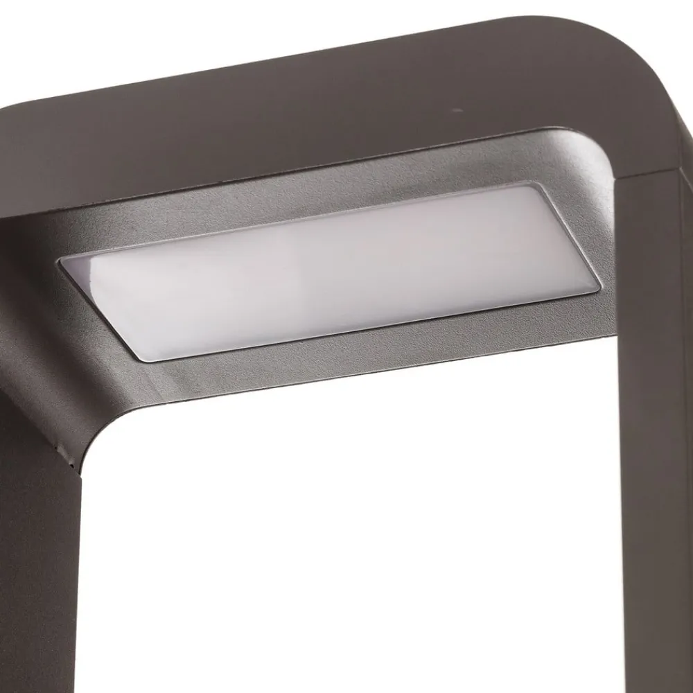 Lindby Terrassebelysning|Gadebelysning > Emima LED-gadelampe, 60 cm, antracit, aluminium