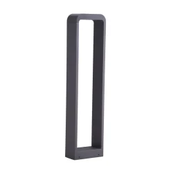 Gadebelysning ^ Lindby Emima LED-gadelampe lavet af aluminium 100 cm