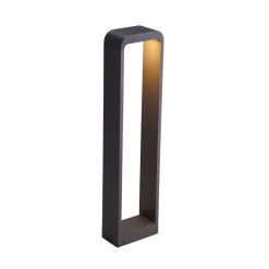 Gadebelysning ^ Lindby Emima LED-gadelampe lavet af aluminium 100 cm