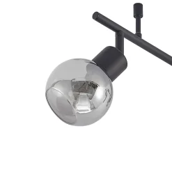 Lindby Loftlamper|Pendellamper > Eridia loftspot, sort, 6 lyskilder, langt