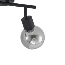 Lindby Loftlamper|Loftlamper > Eridia loftspot, sort, 2 lyskilder