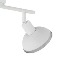 Lindby Spotlights > Erin loftspot, hvid, 2-lys, 31,5 cm, glas