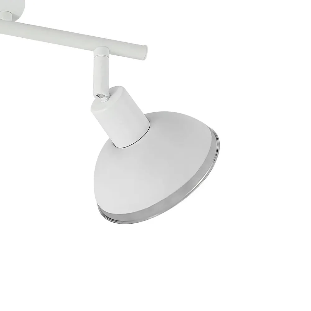 Lindby Spotlights > Erin loftspot, hvid, 2-lys, 31,5 cm, glas