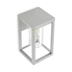 Lindby Væglamper > Estami udendørs væglampe, sølv, metal, 27 cm