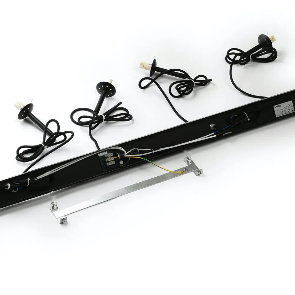 Lindby Pendellamper|Pendellamper > Etiena pendellampe, 5 lyskilder, opal glas