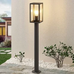 Lindby Terrassebelysning > Filimon vejlampe, 80 cm, antracit, IP44, E27