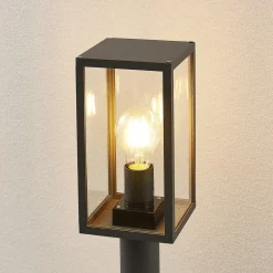 Lindby Terrassebelysning > Filimon vejlampe, 80 cm, antracit, IP44, E27