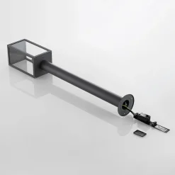 Lindby Terrassebelysning > Filimon vejlampe, 80 cm, antracit, IP44, E27