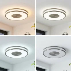 Loftlamper|Loftlamper ^ Lindby Fjella LED-loftlampe RGB-CCT-farveskifter