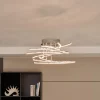 Lindby Loftlamper > Flakira LED-loftlampe, 10 lyskilder, krom
