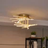 Lindby Loftlamper|Loftlamper > Flakira LED-loftlampe, 10 lk, antik messing