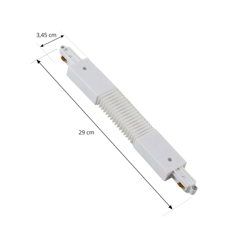 Lindby Skinnesystem > Flex-stik Linaro, hvid, 1-faset system