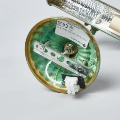 Lindby Gang|Pendellamper > gallerilampe Beno, 25 cm, metal, E14 grøn spænding