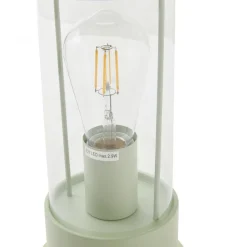 Lindby Dekorationsbelysning|Bordlamper > genopladelig bordlampe Yvette, grøn, IP44, touchdæmper