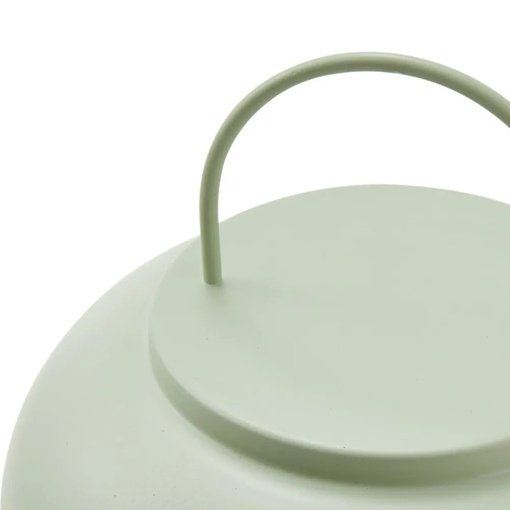 Lindby Dekorationsbelysning|Bordlamper > genopladelig bordlampe Yvette, grøn, IP44, touchdæmper