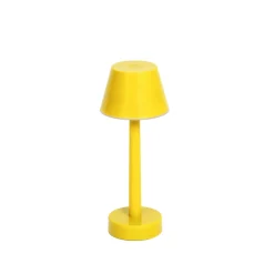 Lindby Dekorationsbelysning|Terrassebelysning > genopladelig LED-lampe Gaja, gul, USB, IP44, RGBW, dæmpbar