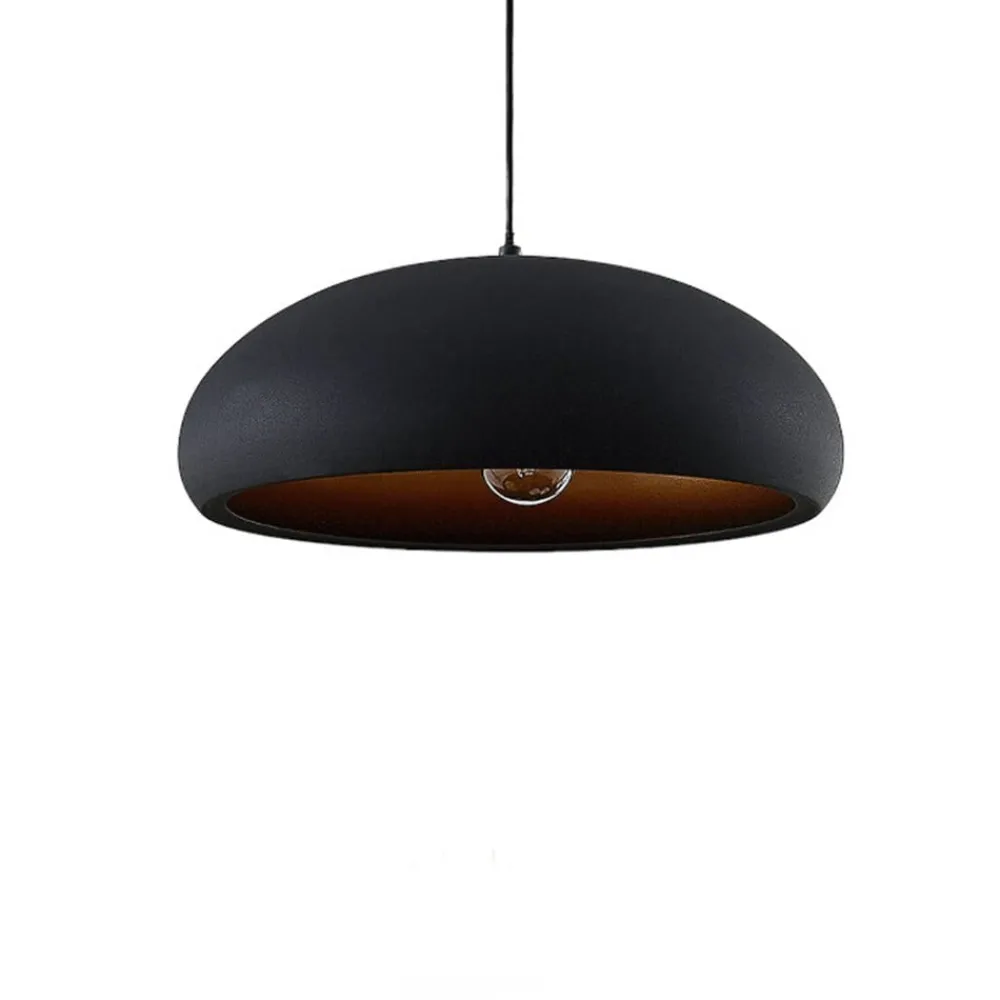 Lindby Gang|Pendellamper > Gerwina pendellampe, sort/guld, metal, 40 cm, E27