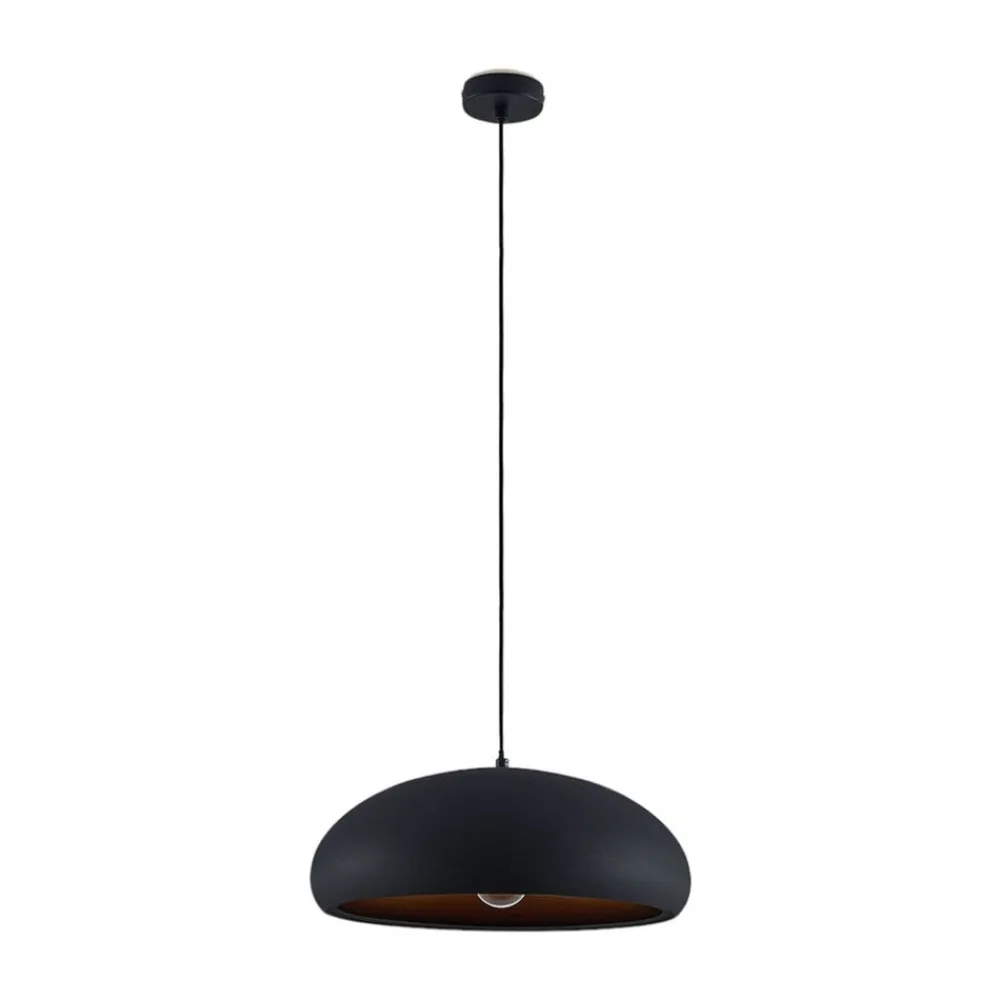 Lindby Gang|Pendellamper > Gerwina pendellampe, sort/guld, metal, 40 cm, E27
