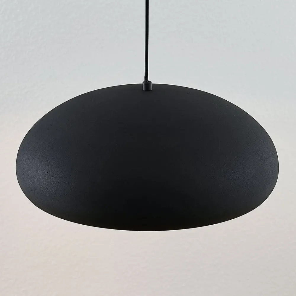 Lindby Gang|Pendellamper > Gerwina pendellampe, sort/guld, metal, 40 cm, E27