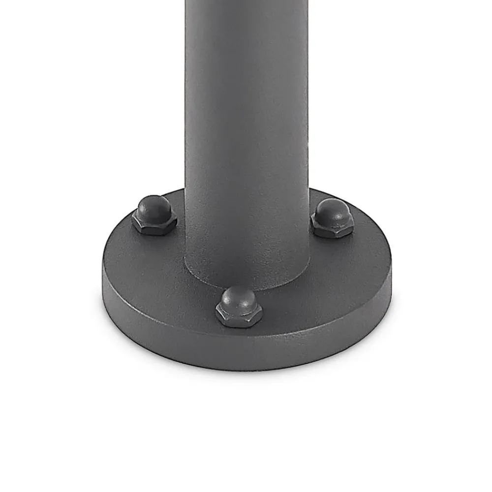 Gadebelysning ^ Lindby Giavanna vejlampe, 80 cm, antracit, IP44, E27