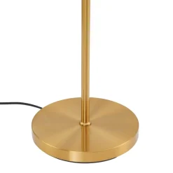 Lindby Gulvlamper|Gulvlamper > gulvlampe Aliette, guld/amber, glas, læselampe