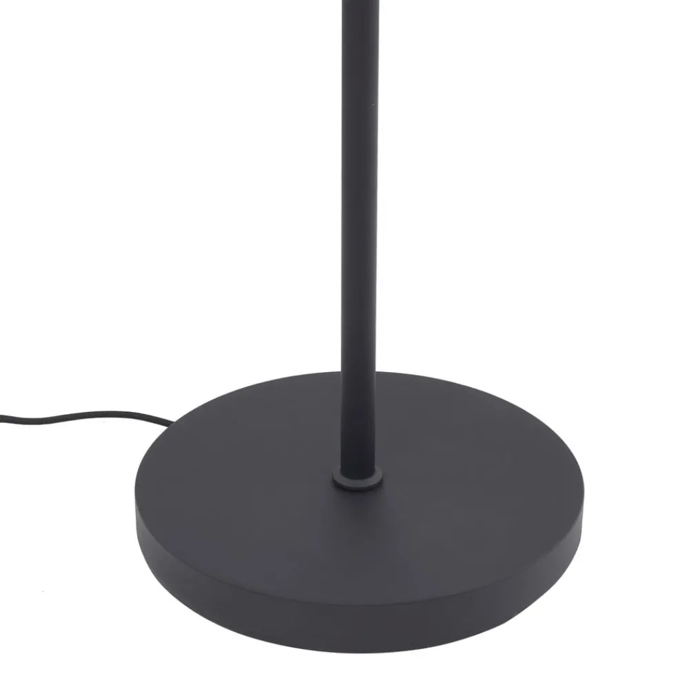 Gulvlamper|Gulvlamper ^ Lindby gulvlampe Aliette, sort/grå, glas, læselampe