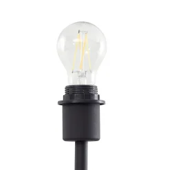 Gulvlamper|Gulvlamper ^ Lindby gulvlampe Aliette, sort/grå, glas, læselampe