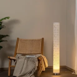 Gulvlamper|Gulvlamper ^ Lindby gulvlampe Alisea, 104 cm, hvid, GU10