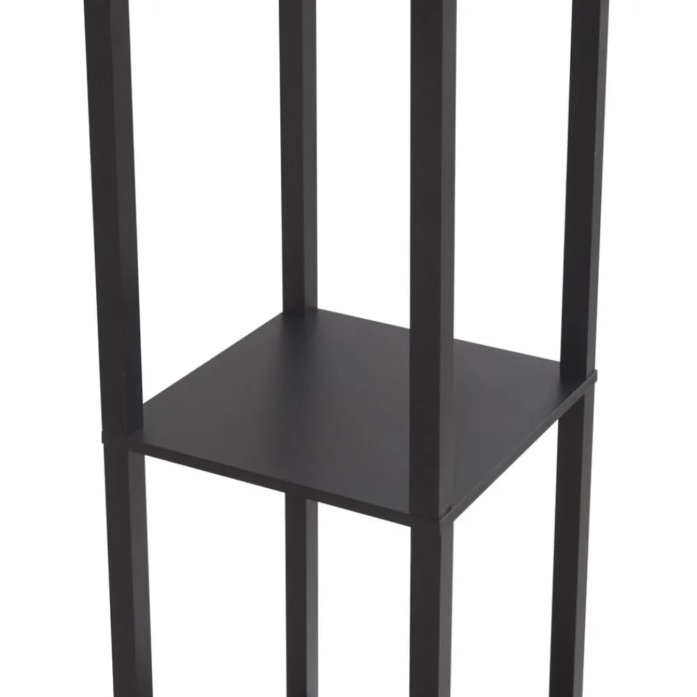 Gang|Pendellamper ^ Lindby gulvlampe Birta, sort, hylde, træ, 159 cm