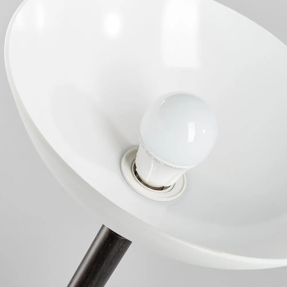 Gulvlamper|Gulvlamper ^ Lindby gulvlampe Elaina, læselampe, rustfarvet, 180 cm, E27