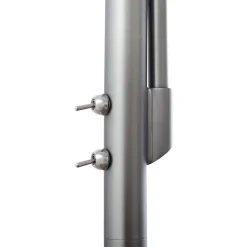 Lindby Gang|Gulvlamper > gulvlampe Jaileen, grå, tekstil, 170 cm, læselampe