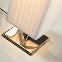 Lindby Gang|Pendellamper > gulvlampe Janno, hvid, tekstil, metal, 120 cm, E27