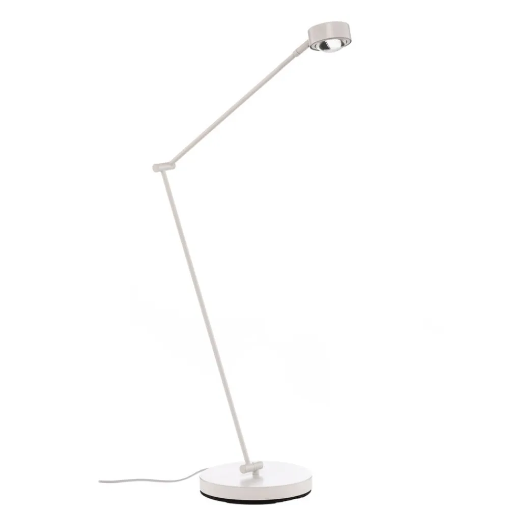 Gulvlamper ^ Lindby gulvlampe Jyla, hvid, linse, 3000K, GX53, jern