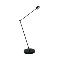 Lindby Arbejdsrum/Kontor|Gulvlamper > gulvlampe Jyla, sort, linse, 4200K, GX53, jern