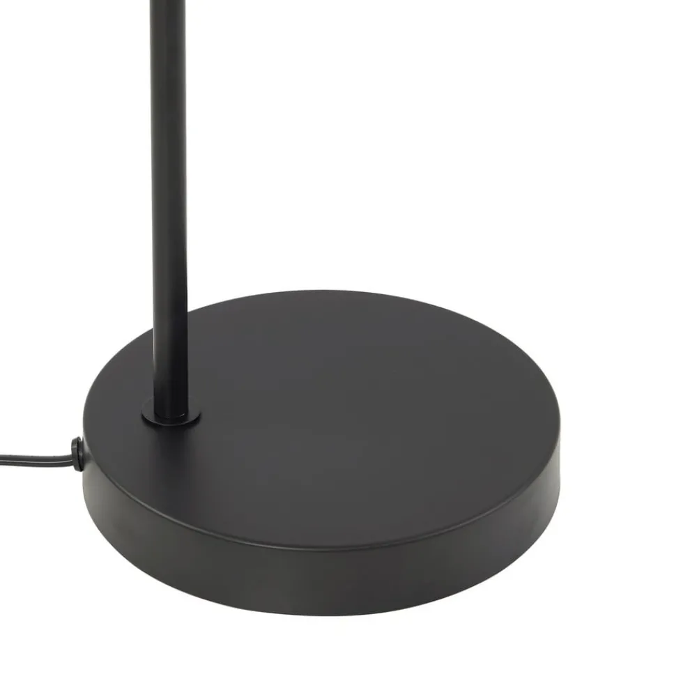 Lindby Gulvlamper > gulvlampe Kaida, sort, metal