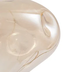 Lindby Gulvlamper|Gulvlamper > Gulvlampe Lelia, rav, glas, metal, 150 cm