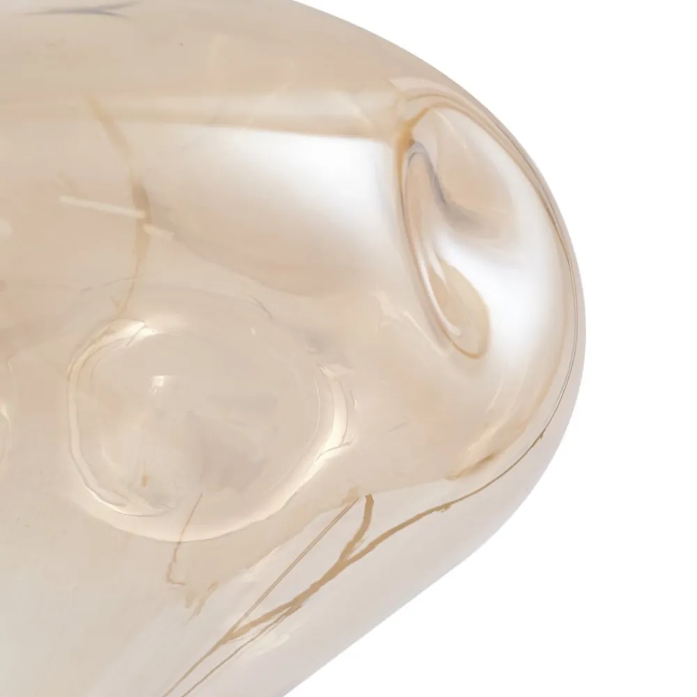 Lindby Gulvlamper|Gulvlamper > Gulvlampe Lelia, rav, glas, metal, 150 cm
