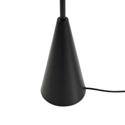 Gang|Gulvlamper ^ Lindby gulvlampe Norvik, højde 150 cm, sort/grå, metal