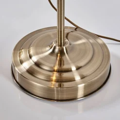 Lindby Gang|Gulvlamper > gulvlampe Otis, antik messing, glas, 170 cm, E27