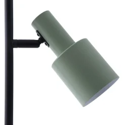 Lindby Arbejdsrum/Kontor|Gulvlamper > gulvlampe Ovelia, grøn/sort, metal, E27