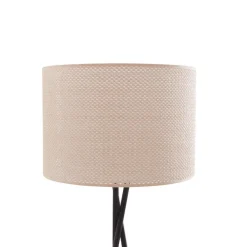 Gulvlamper|Gulvlamper ^ Lindby gulvlampe Soula, Ø 40 cm, beige, plast, E27