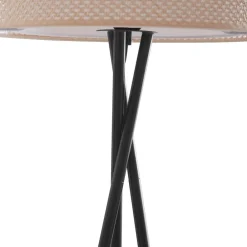 Gulvlamper|Gulvlamper ^ Lindby gulvlampe Soula, Ø 40 cm, beige, plast, E27